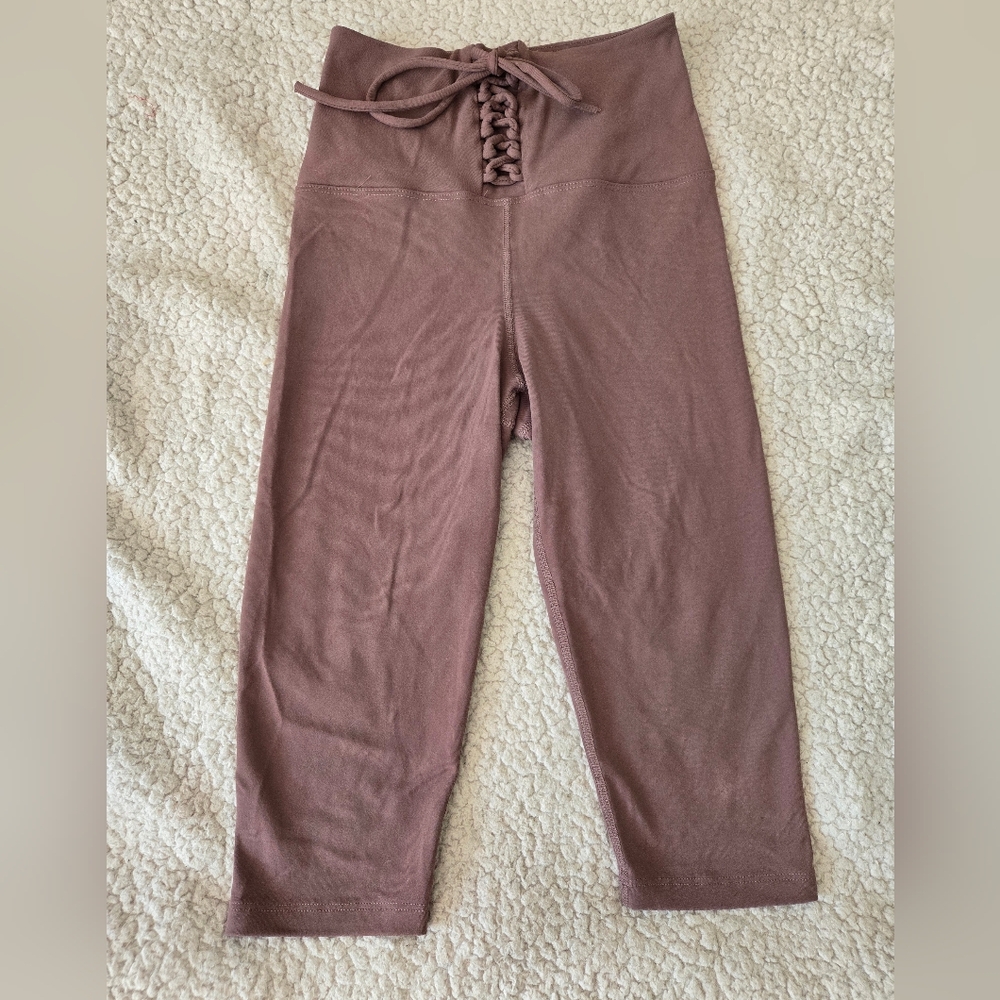 Year of Ours Brown Lace-Up Football Shorts – Size XS